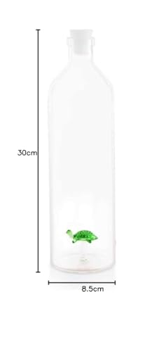 Botella con tortuga – Hidratación en modo marino