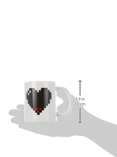 Taza Pixel Heart – Amor que late con el calor