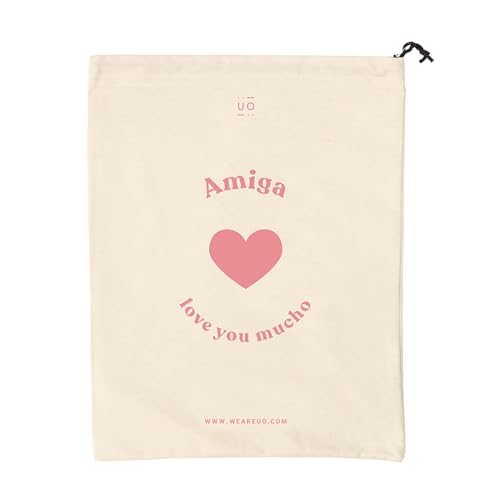 Amiga love you mucho – Bolsa de tela para amigas top