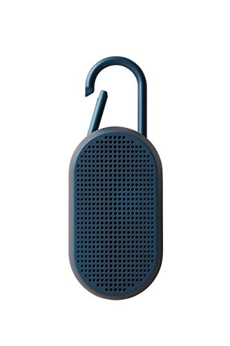 Lexon MINO T - Altavoz Bluetooth Resistente al Agua con mosquetón (Azul)