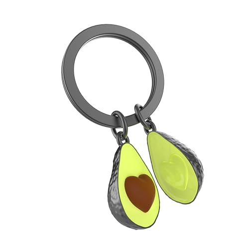 Llavero aguacate con corazón – Amor a primera fruta