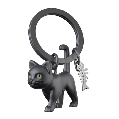Llavero gato negro – Siempre al acecho de tu llavero