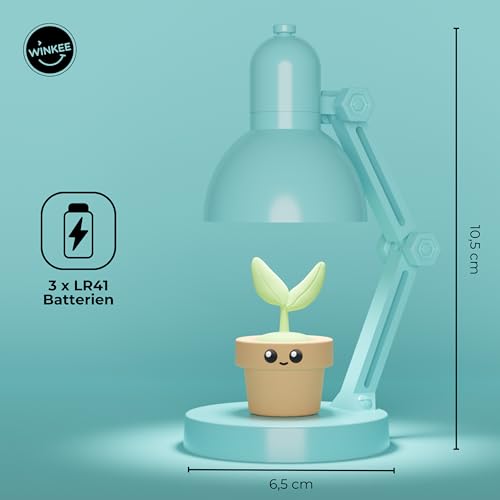 Lámpara mini plantita kawaii – Una macetita que ilumina sonriendo