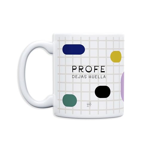 Profe que inspira – Taza con mensaje que emociona