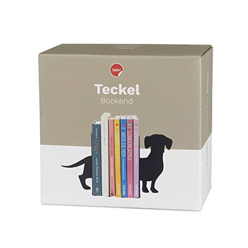 Sujetalibros teckel negro – El perro salchicha que guarda tus libros