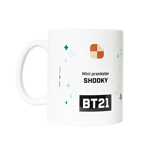 Taza Shooky BT21 – Dulce travesura (sin leche, por favor)
