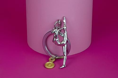 Llavero gimnasta – Elegancia en movimiento