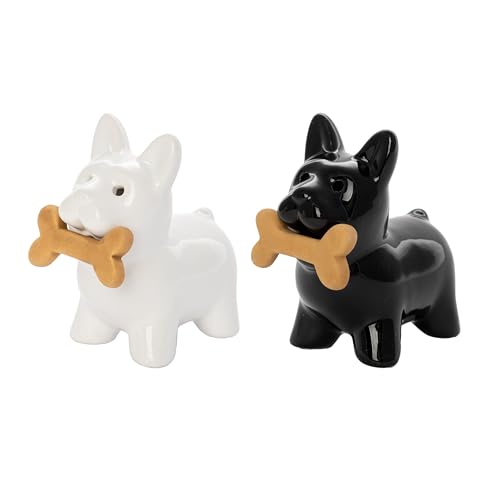 Set salero y pimentero perros – Un par de sabuesos que alegran tu mesa
