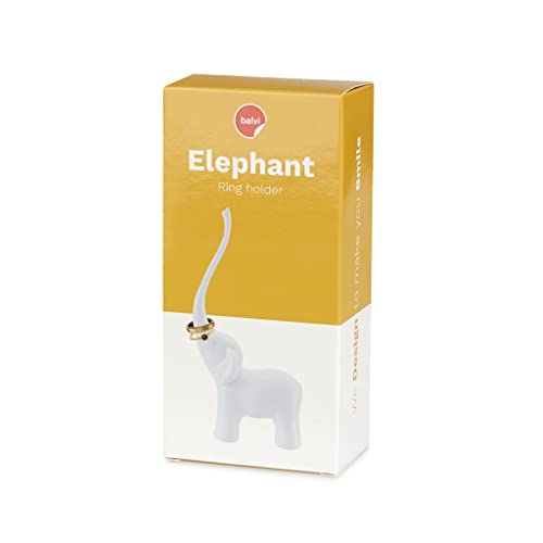 Portaanillos elefante – Trompa arriba, joyas seguras
