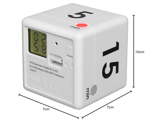 Temporizador cubo – Gira y cuenta el tiempo sin estrés