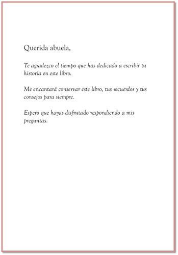 Querida abuela – Un diario para dejar huella