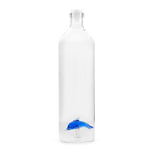 Botella con delfín – Hidratación con figura marina interior