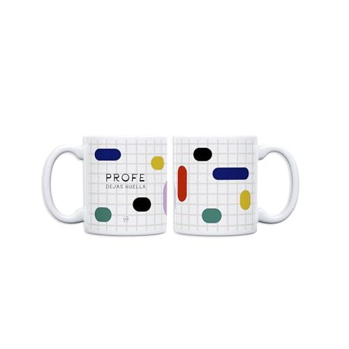 Profe dejas huella – Taza con mensaje que emociona