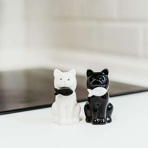 Set salero y pimentero gatos – Un dúo felino que da sabor a tu mesa