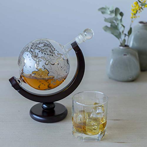 Decantador globo terráqueo – Whisky con vuelta al mundo
