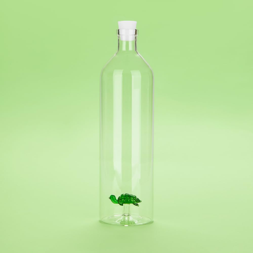 Botella con tortuga – Hidratación en modo marino