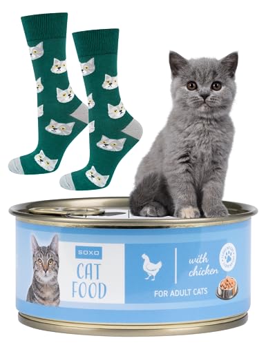 Calcetines en lata de gato – Zarpazos de ternura en cada paso