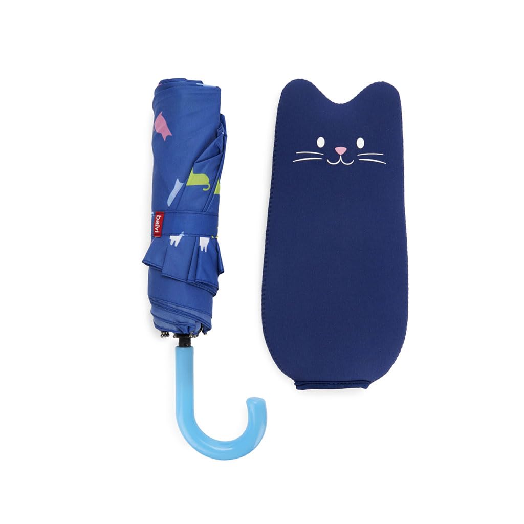 Meowmbrella – Paraguas azul con orejitas de gato