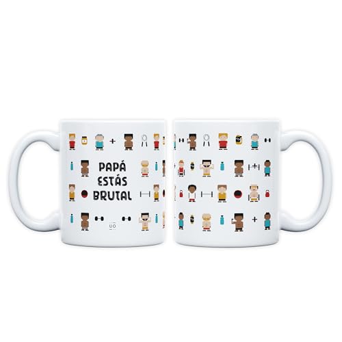 Papá estás brutal – Taza potente para un padre épico