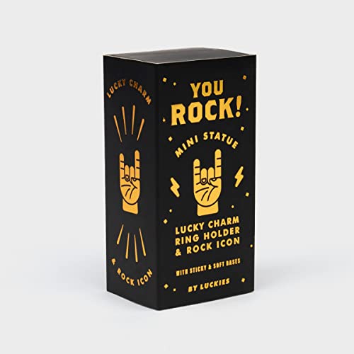 You Rock – Estatua dorada con gesto Rock & Roll