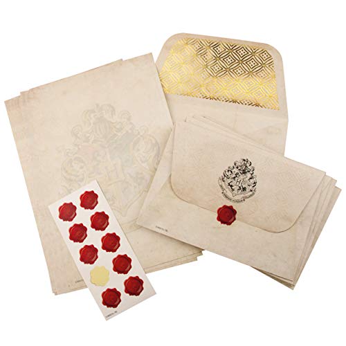 Set de escritura Hogwarts – Envía cartas con magia y sello de cera