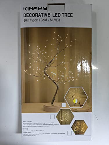 Árbol LED decorativo – Luz suave con estilo natural