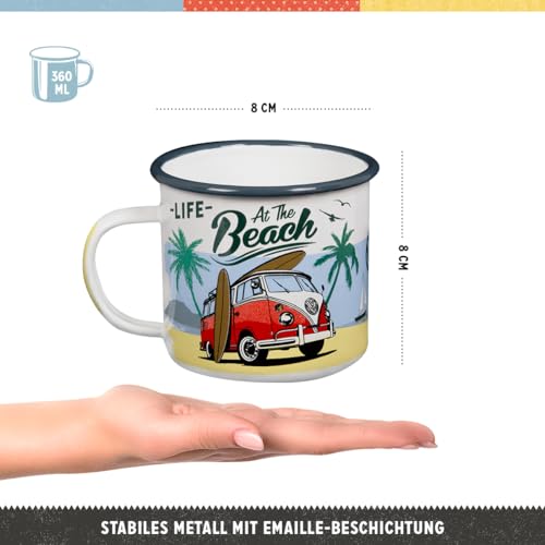 Taza retro furgoneta vintage – Café con espíritu libre