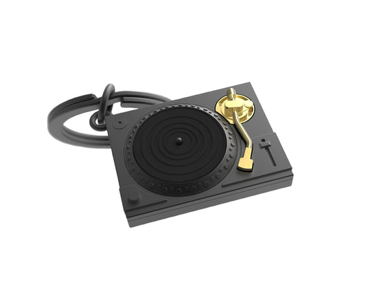 Llavero DJ retro – El vinilo nunca muere