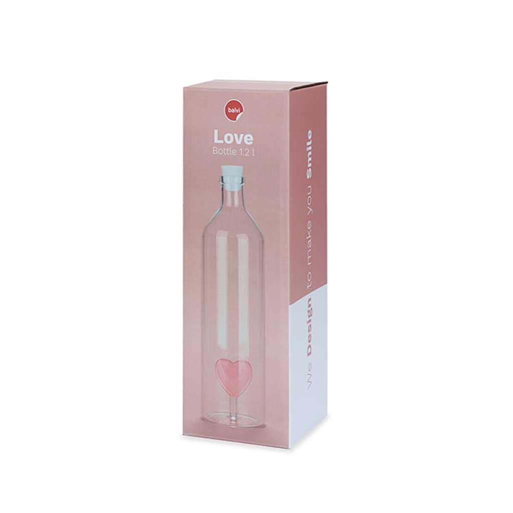 Botella Love – Bebe con el corazón en la mano