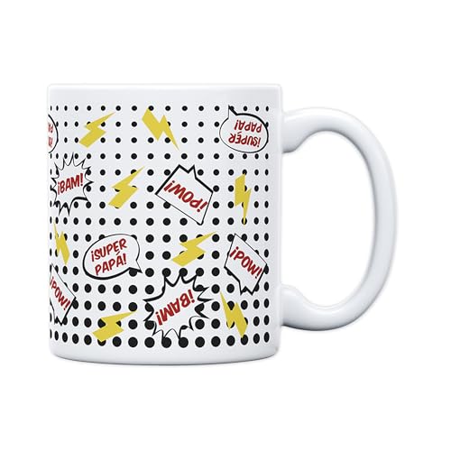 Papá eres nuestro superhéroe – Taza con poderes para el mejor del universo Esta