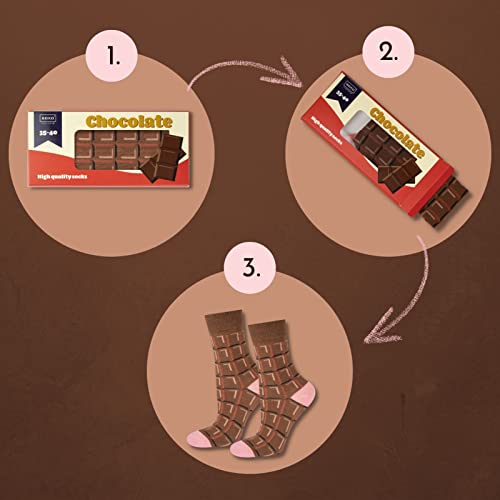 Calcetines chocolate – Tentación dulce sin remordimientos