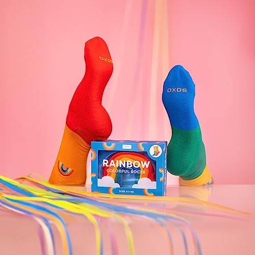 Calcetines arcoíris – Camina con todo el color del orgullo
