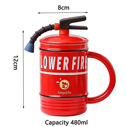 Taza extintor – Apaga el sueño con café