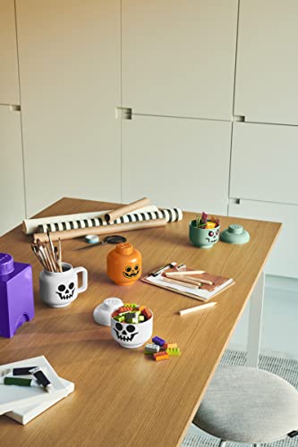 Taza LEGO esqueleto – Tu café con cara de Halloween diario