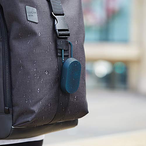 Lexon MINO T - Altavoz Bluetooth Resistente al Agua con mosquetón (Azul)