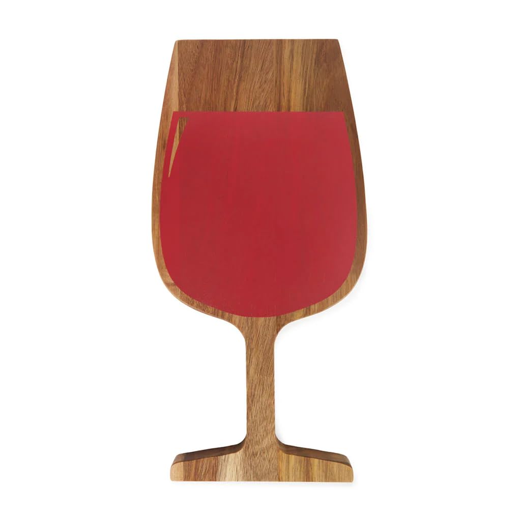 Tabla gourmet con forma de copa – Queso, vino y diseño en uno