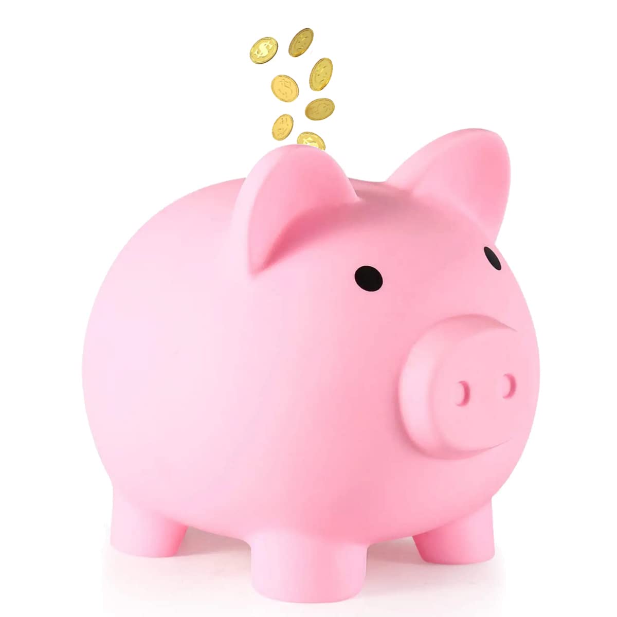 Hucha cerdita rosa – Dinero bien guardado con cara simpática