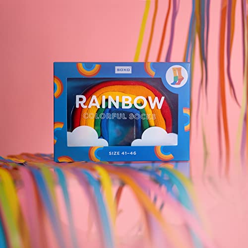 Calcetines arcoíris – Camina con todo el color del orgullo