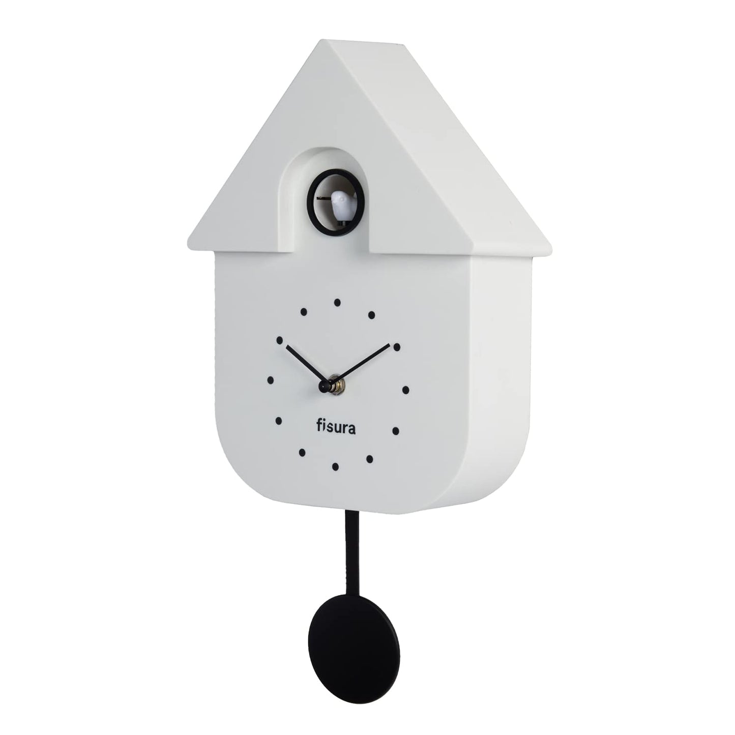 Reloj de cuco Fisura – Black and white