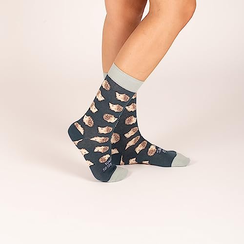 Me pones los pelillos de punta – Calcetines con erizos y amor