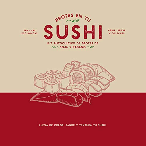 Kit de brotes para sushi – Cultiva sabor crujiente para tu maki casero
