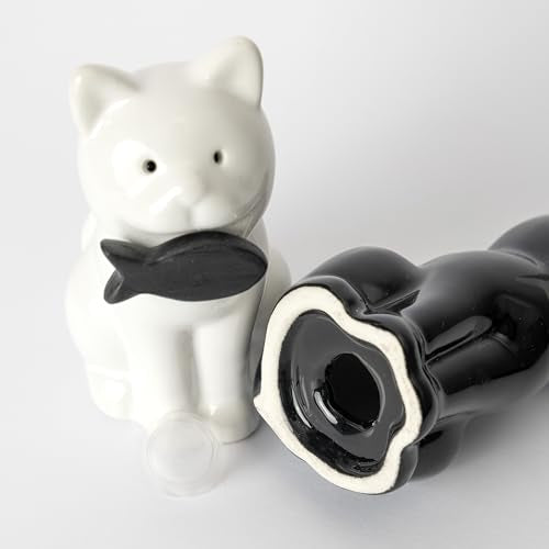 Set salero y pimentero gatos – Un dúo felino que da sabor a tu mesa