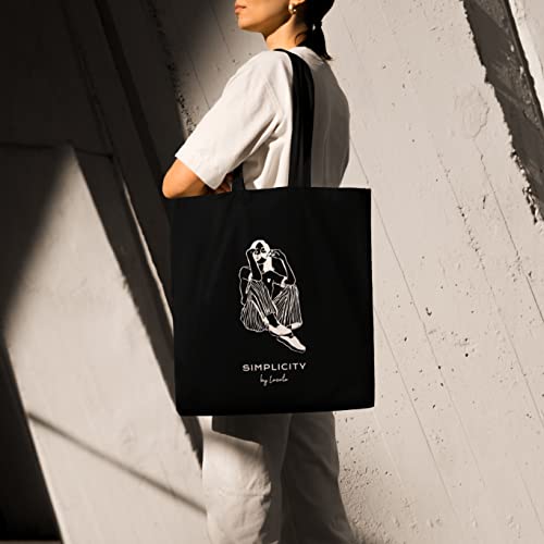 Tote bag negra Loxato – Elegancia y practicidad a diario