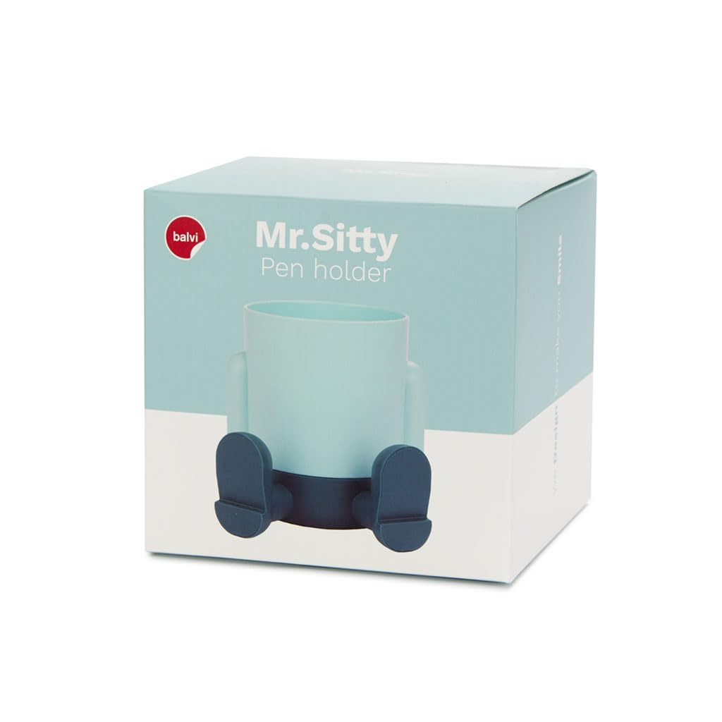 Mr. Sitty – Portalápices en pose relajada