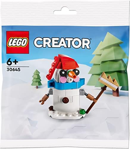 Muñeco de Nieve LEGO – Un clásico invernal con bufanda y escoba