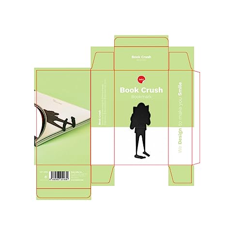 Marcapáginas Book Crush – Un lector aplastado por su pasión