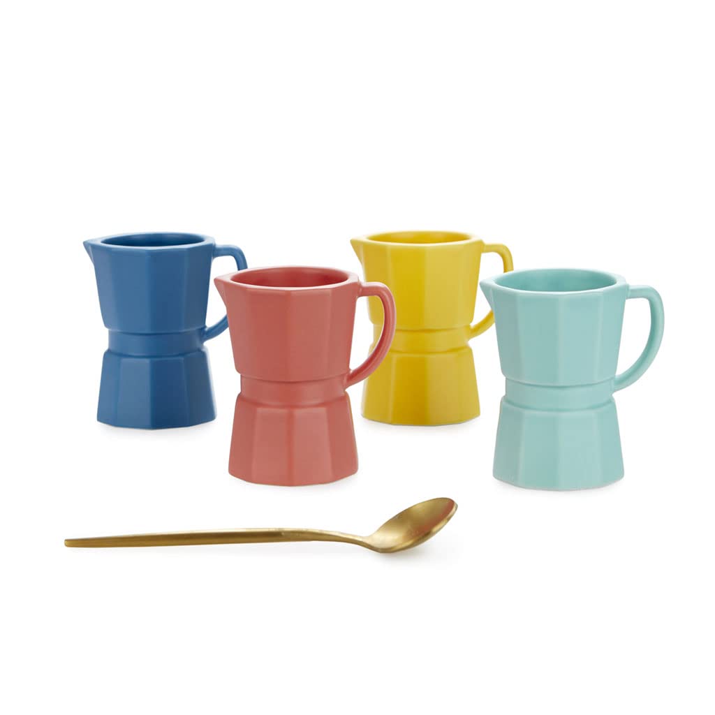 Set de tazas moka – Espresso con arte y color en cada sorbo