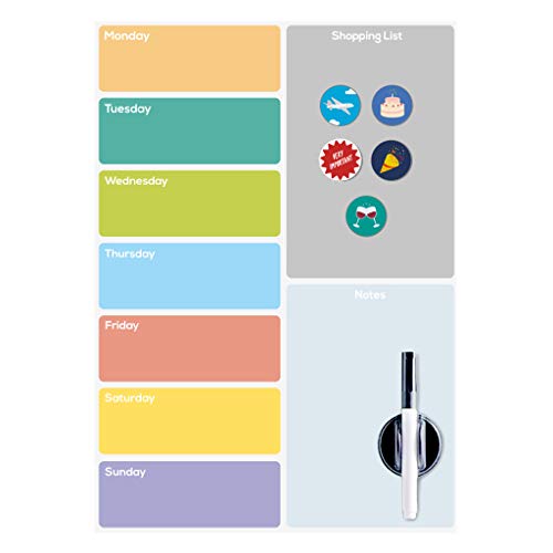 Pizarra nevera Week Planner – La semana imantada en tu cocina