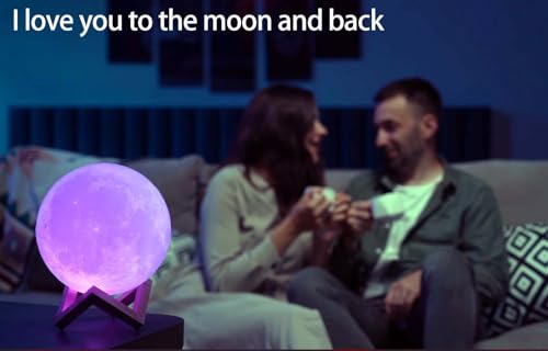 Lámpara luna 3D – Una esfera para soñar despierto