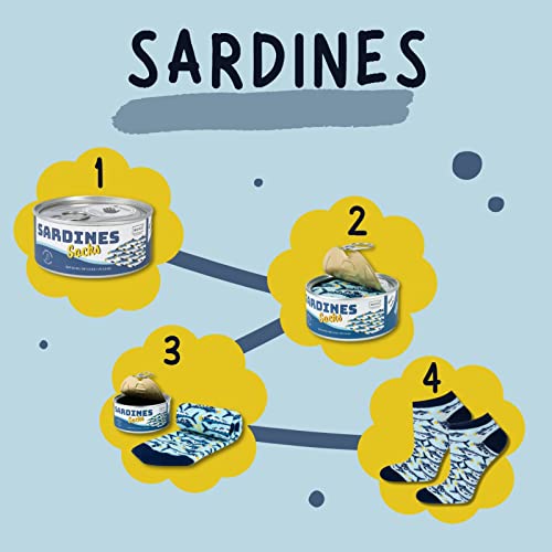 Calcetines sardinas – Estilo fresco en lata